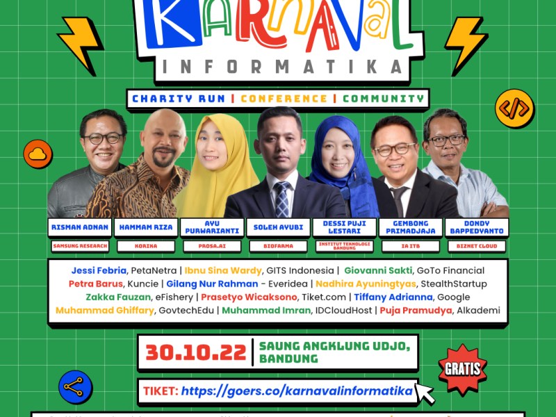 Karnaval Informatika, Selebrasi 40 Tahun Pendidikan Informatika Hadir di&nbsp;Indonesia